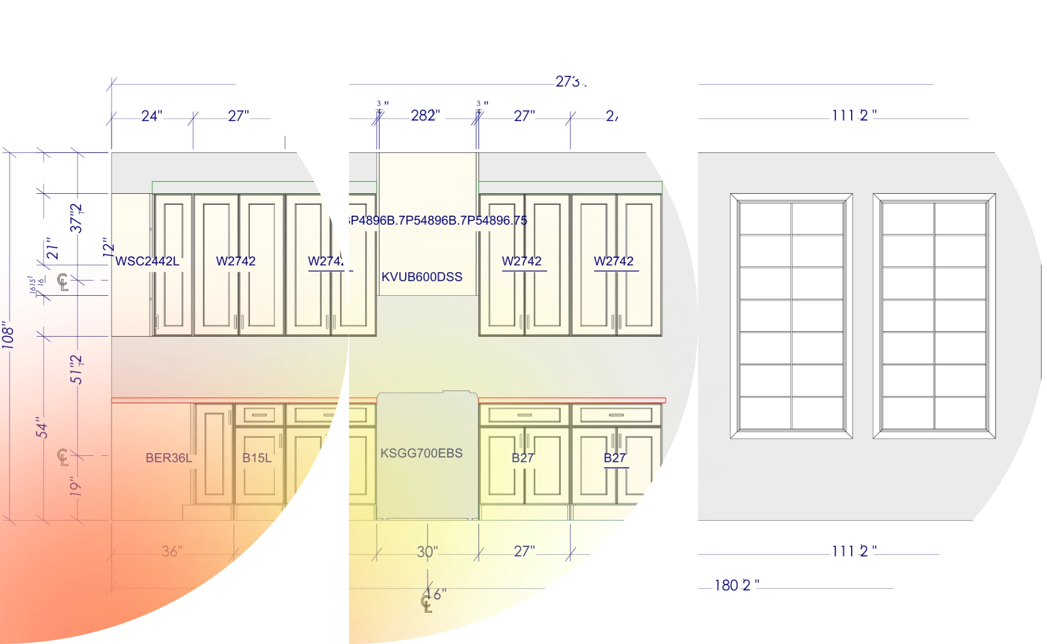 cabinet layout 2d design image
