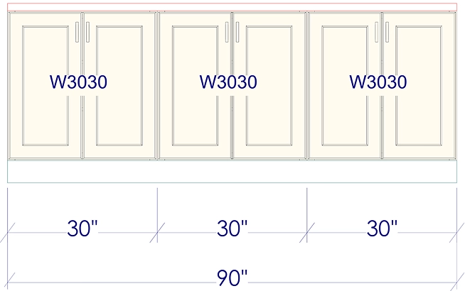 cabinet layout 2d design