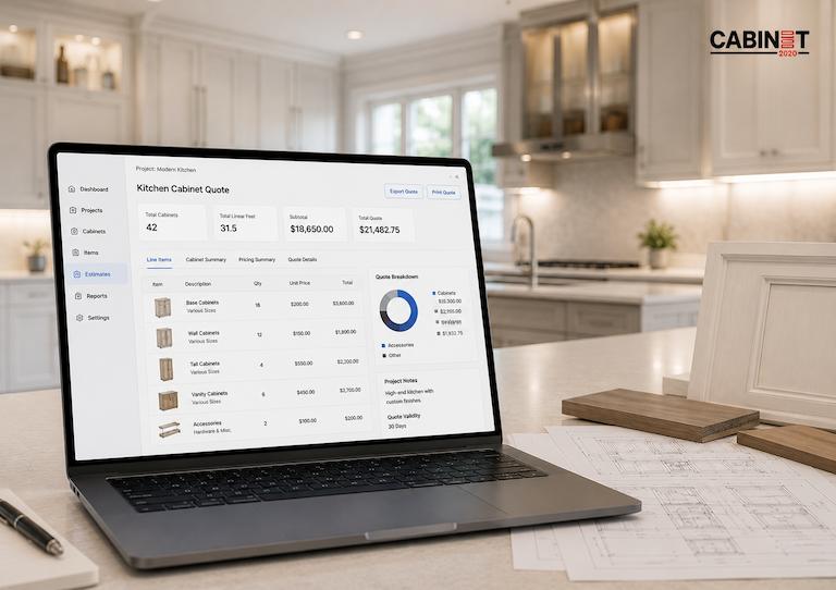 Cabinet estimating software